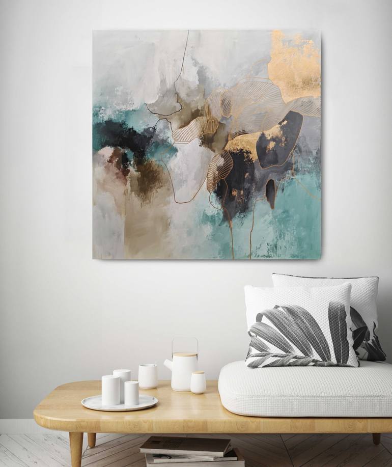 Original Abstract Expressionism Abstract Painting by Yana Chornobrovkinа