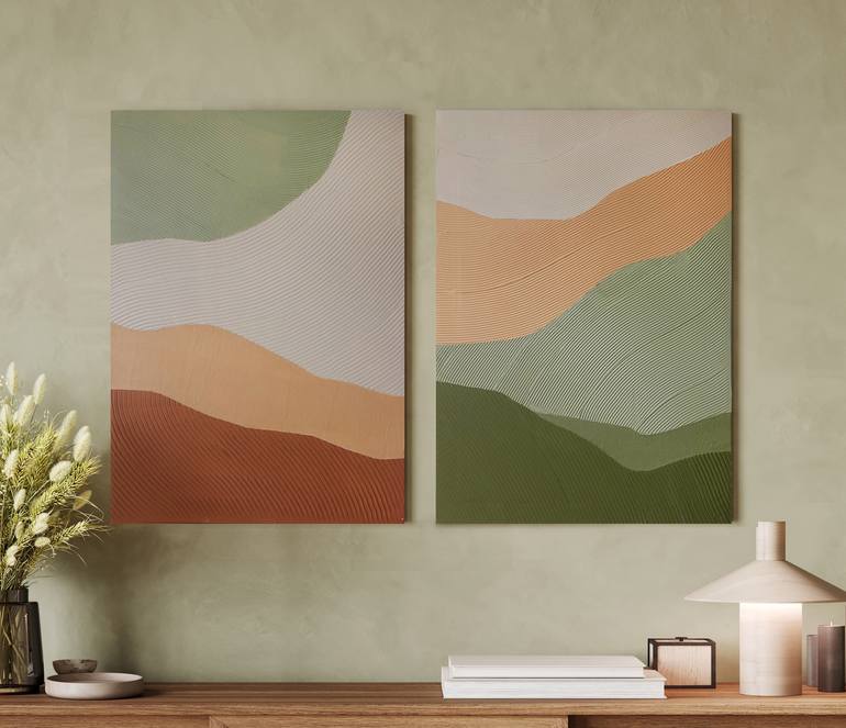 Original Contemporary Abstract Painting by Yana Sagan