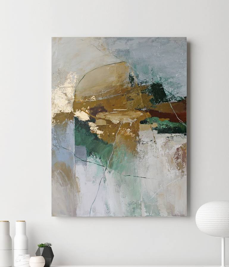 Original Abstract Expressionism Abstract Painting by Yana Sagan