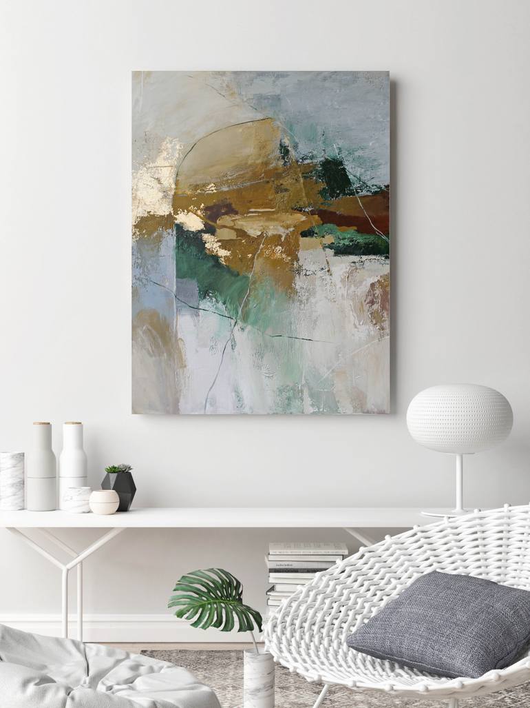 Original Abstract Expressionism Abstract Painting by Yana Sagan