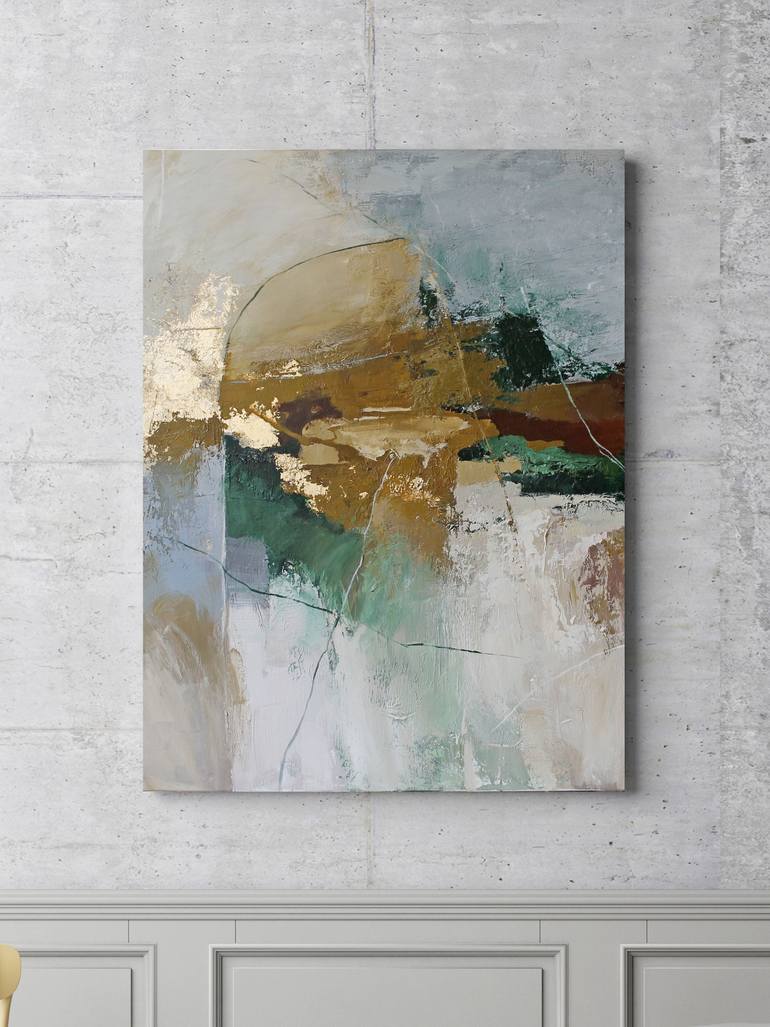 Original Abstract Expressionism Abstract Painting by Yana Sagan