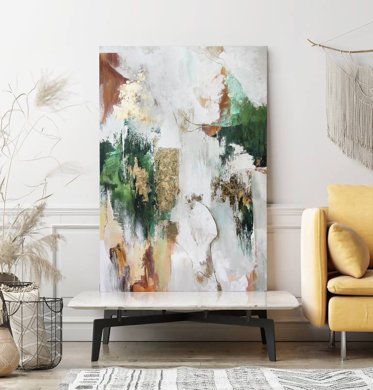 Original Abstract Expressionism Abstract Painting by Yana Sagan