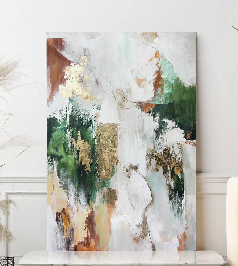 Original Abstract Expressionism Abstract Painting by Yana Sagan