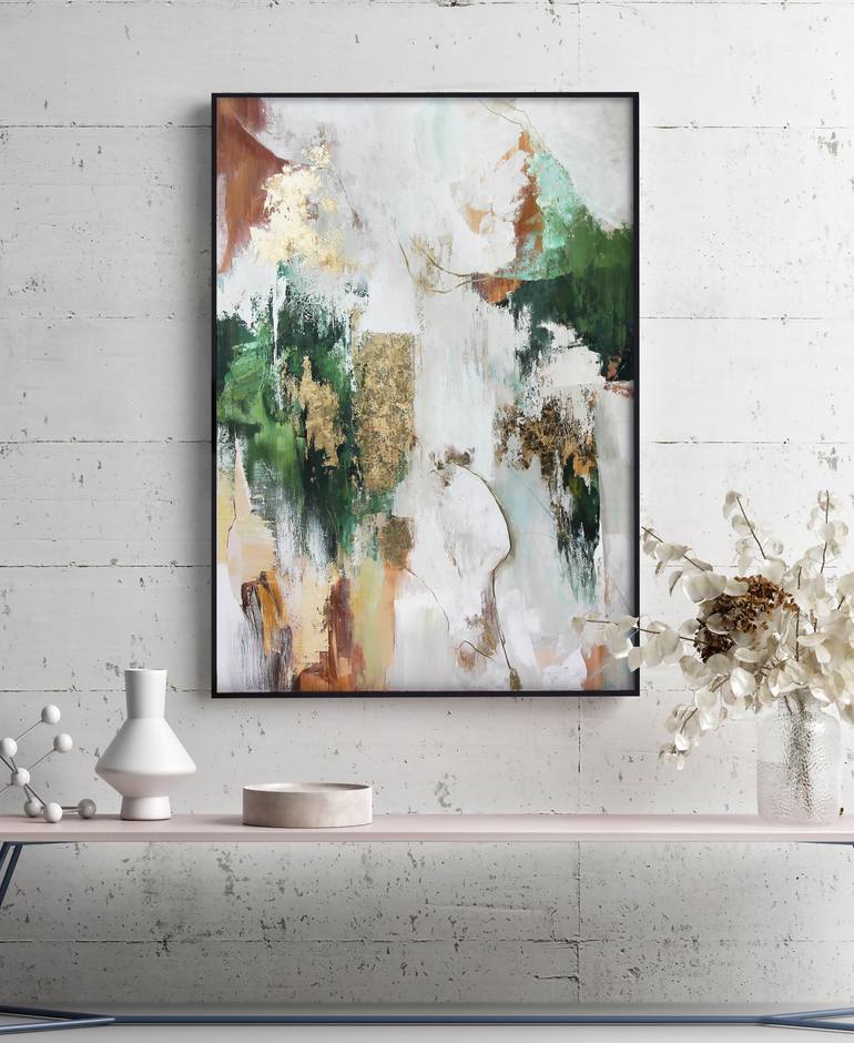 Original Abstract Expressionism Abstract Painting by Yana Sagan