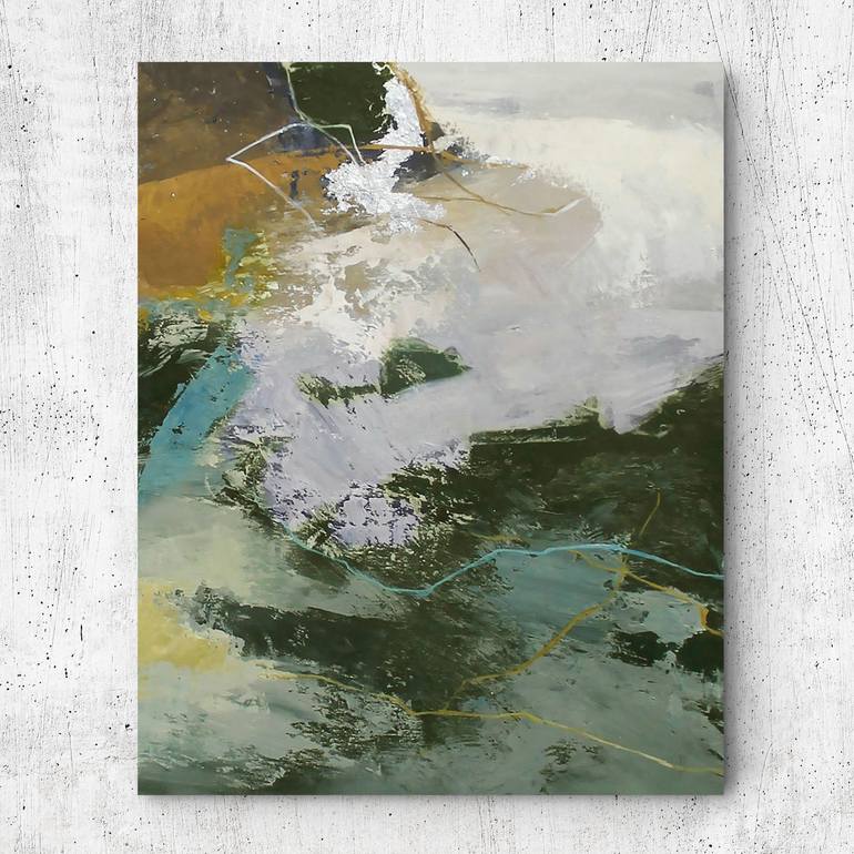 Original Abstract Expressionism Abstract Painting by Yana Sagan