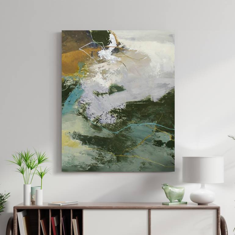 Original Abstract Expressionism Abstract Painting by Yana Sagan