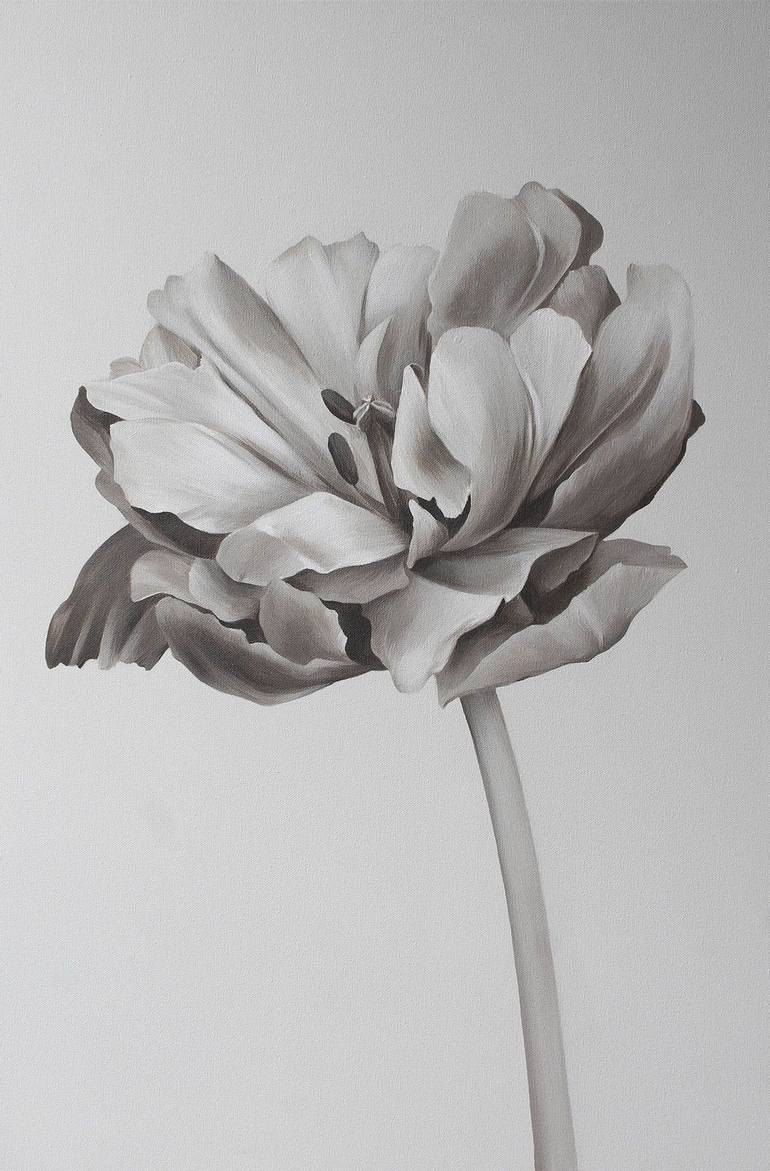 Print of Abstract Floral Paintings by Yana Chornobrovkinа