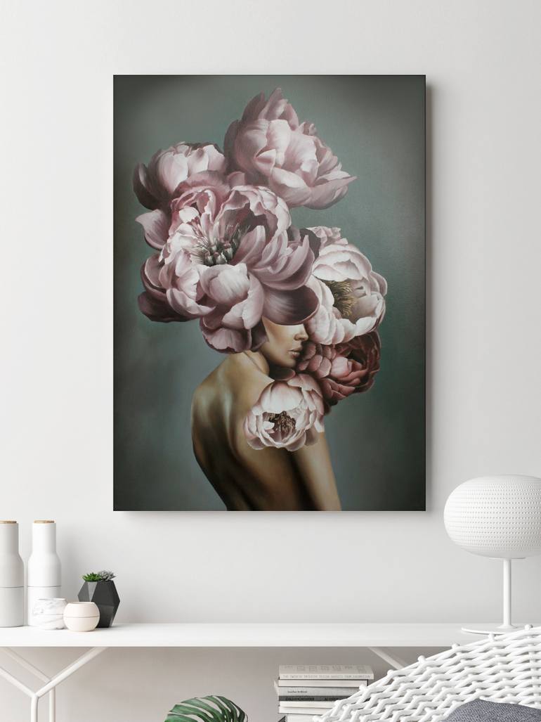 Original Abstract Women Painting by Yana Sagan