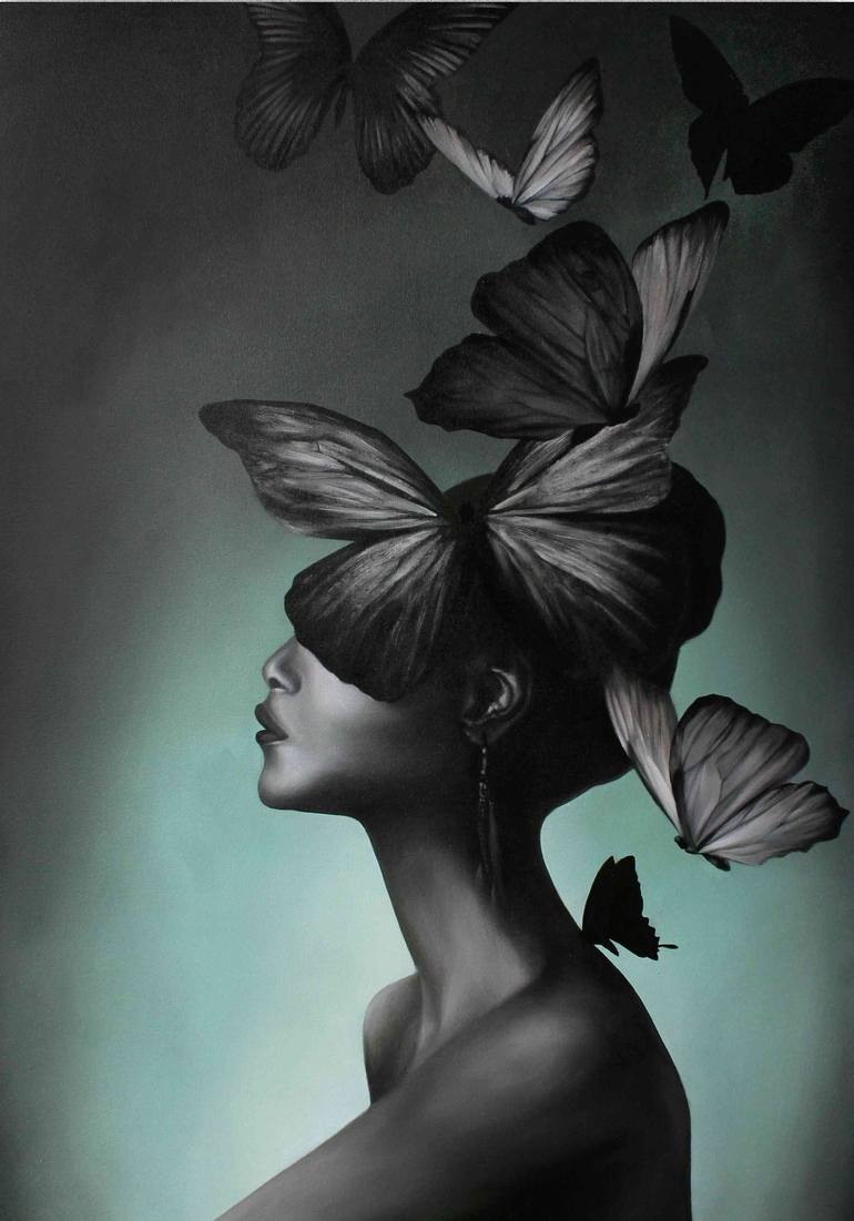 Print of Abstract Women Paintings by Yana Chornobrovkinа