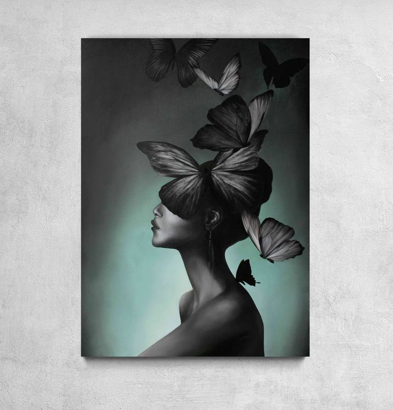 Original Abstract Women Painting by Yana Sagan