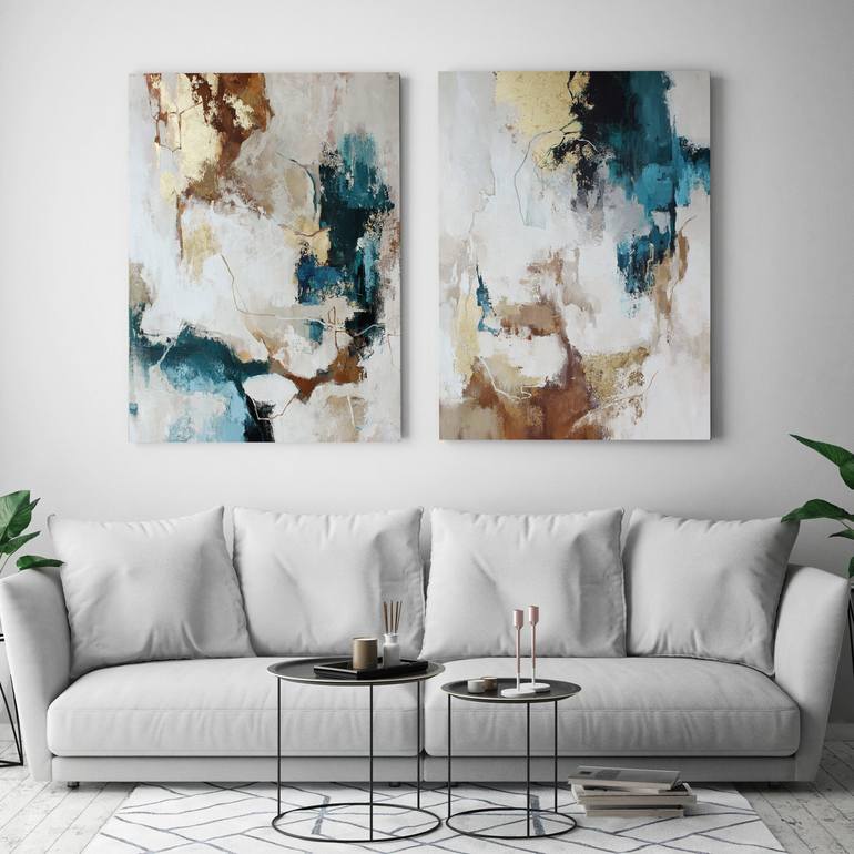 Original Abstract Expressionism Abstract Painting by Yana Sagan