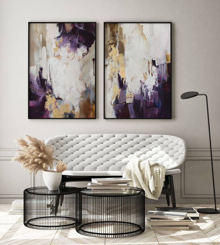 Original Abstract Expressionism Abstract Painting by Yana Sagan