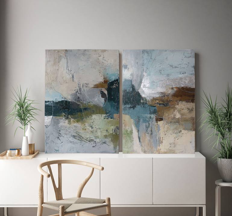 Original Abstract Expressionism Abstract Painting by Yana Sagan