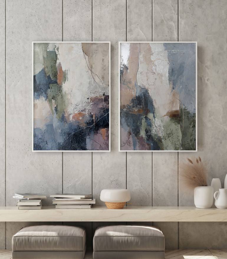 Original Abstract Expressionism Abstract Painting by Yana Sagan