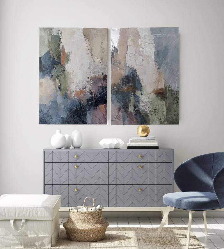 Original Abstract Expressionism Abstract Painting by Yana Sagan