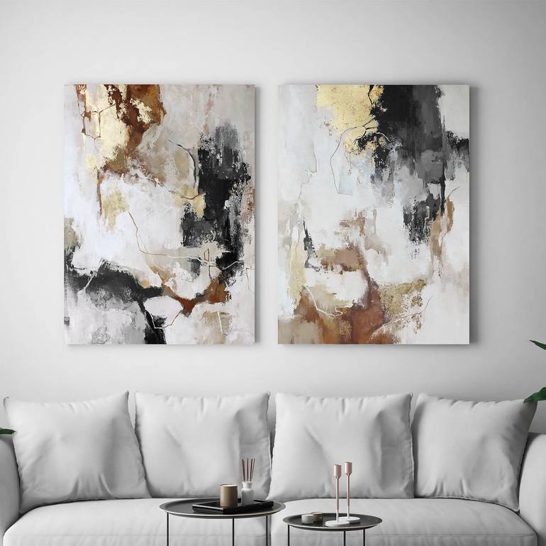 Original Abstract Expressionism Abstract Painting by Yana Sagan