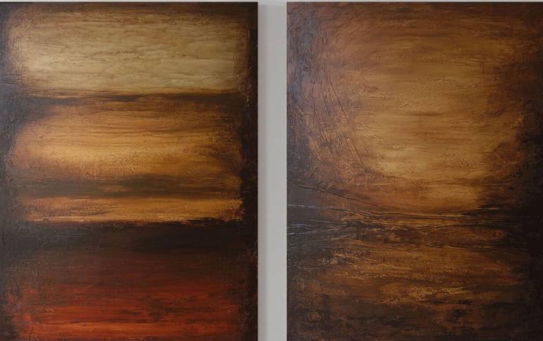 Original Modernism Abstract Paintings by Yana Chornobrovkinа