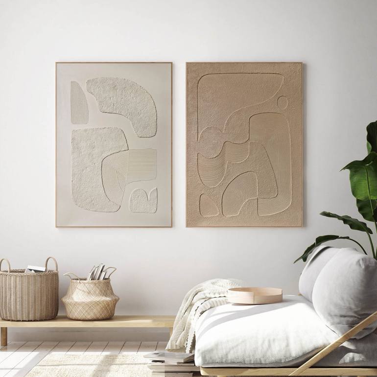 Original Minimalism Abstract Painting by Yana Chornobrovkinа