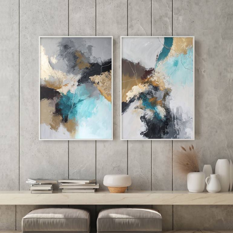 Original Modernism Abstract Painting by Yana Sagan