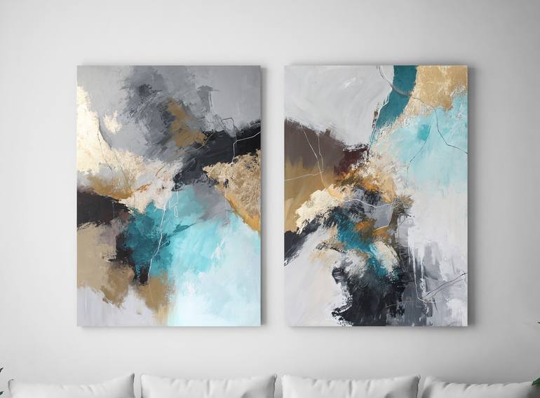 Original Modernism Abstract Painting by Yana Sagan