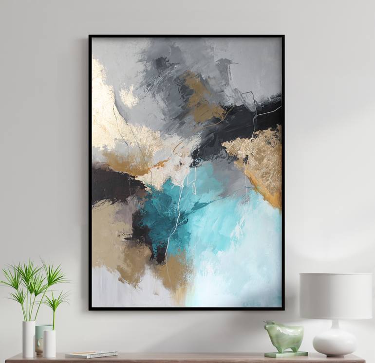 Original Contemporary Abstract Painting by Yana Sagan