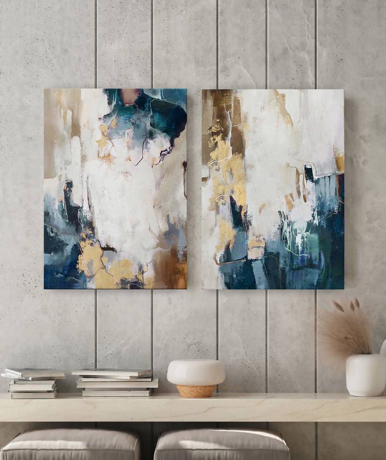 Original Minimalism Abstract Painting by Yana Sagan