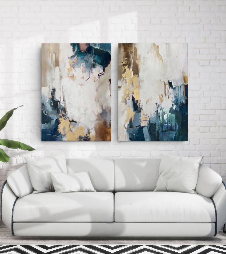 Original Minimalism Abstract Painting by Yana Sagan
