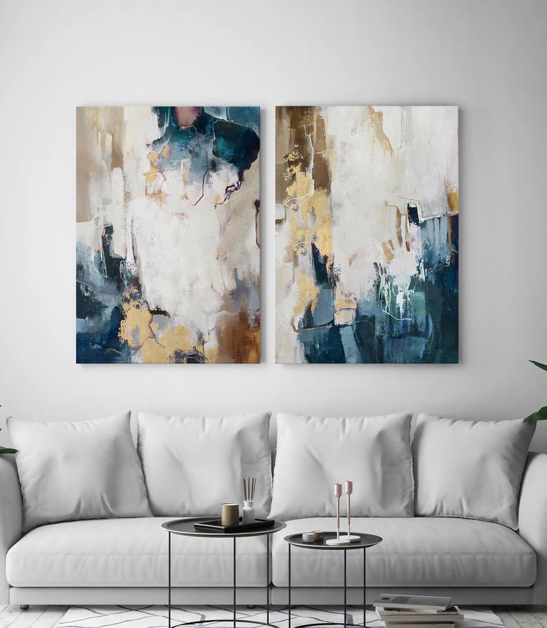 Original Minimalism Abstract Painting by Yana Sagan