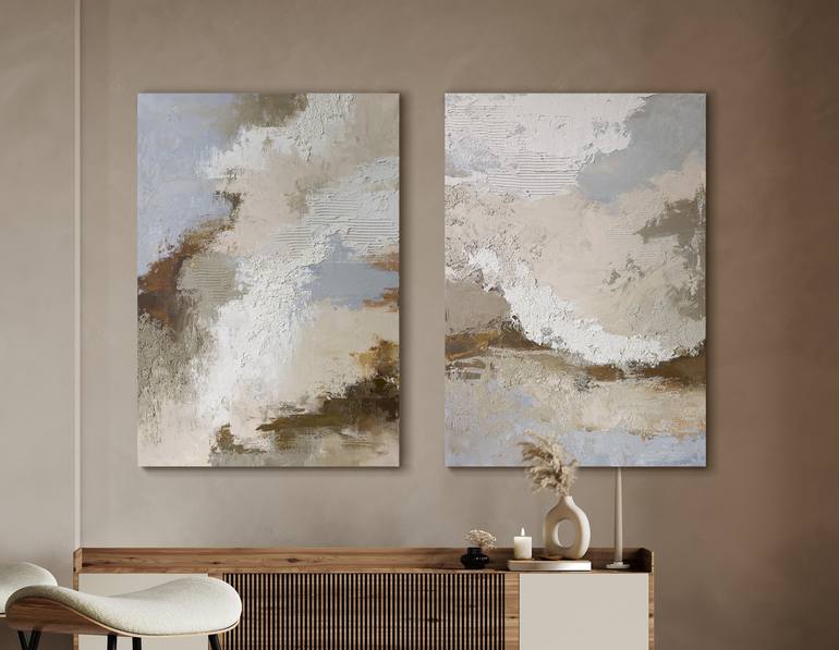 Original Abstract Animal Painting by Yana Sagan