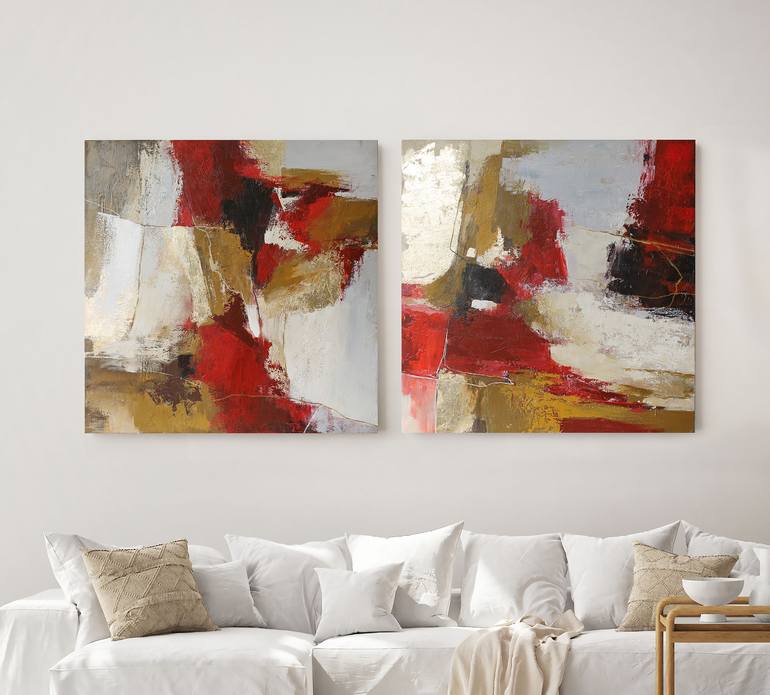 Original Minimalism Abstract Painting by Yana Sagan