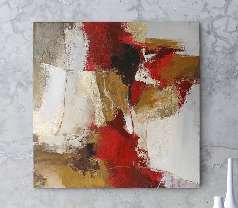 Original Minimalism Abstract Painting by Yana Sagan