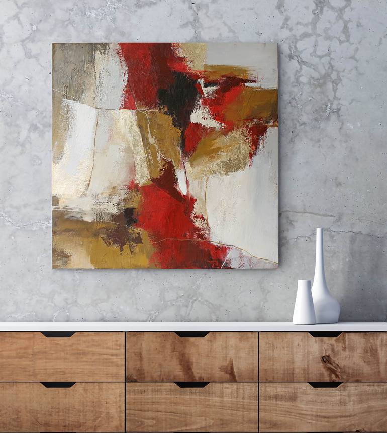 Original Minimalism Abstract Painting by Yana Sagan