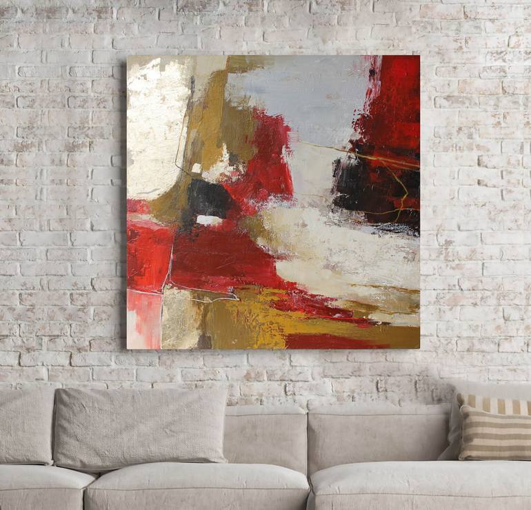 Original Minimalism Abstract Painting by Yana Sagan