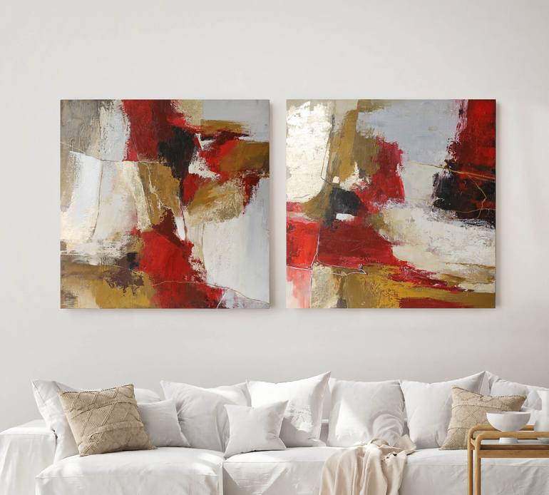 Original Minimalism Abstract Painting by Yana Sagan