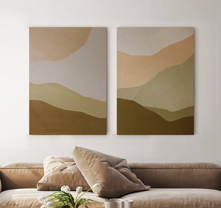 Original Modernism Abstract Painting by Yana Sagan