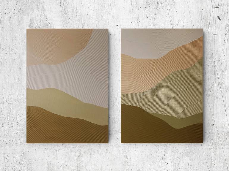 Original Modernism Abstract Painting by Yana Sagan