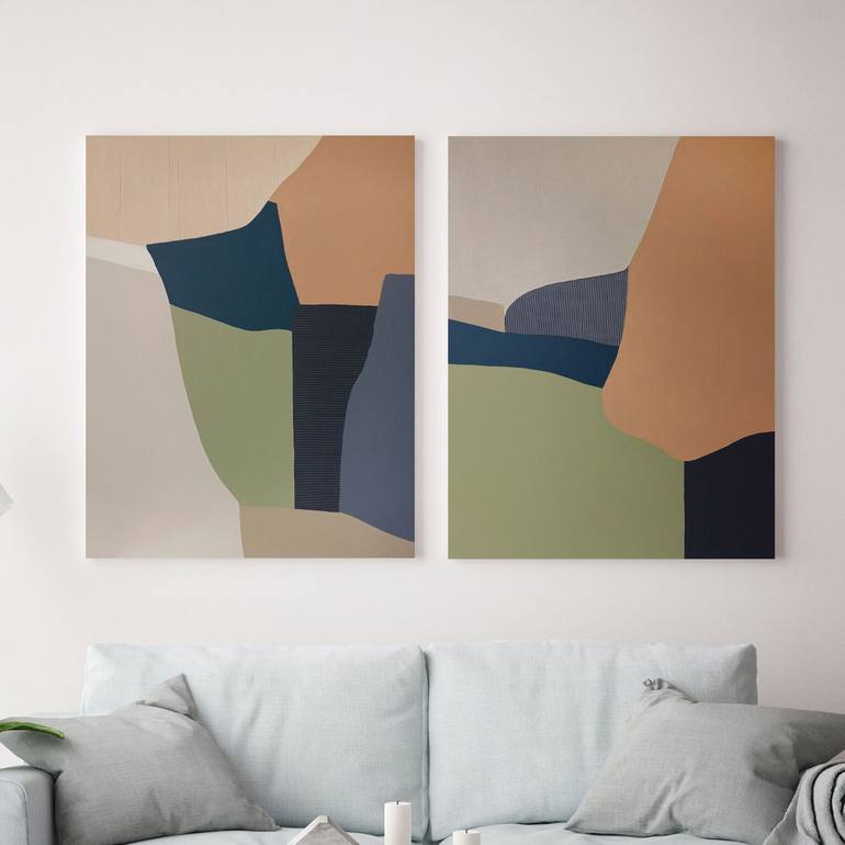 Original Minimalism Abstract Painting by Yana Sagan