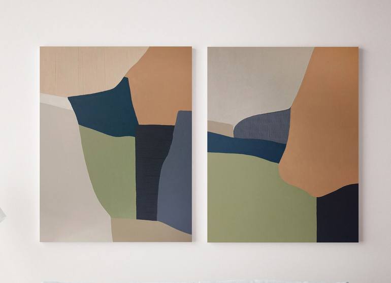 Original Minimalism Abstract Painting by Yana Sagan