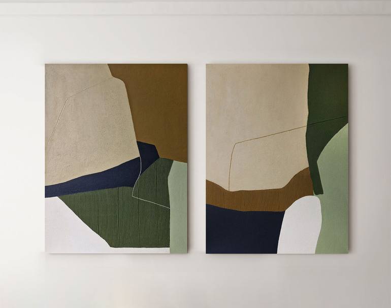 Original Minimalism Abstract Painting by Yana Sagan