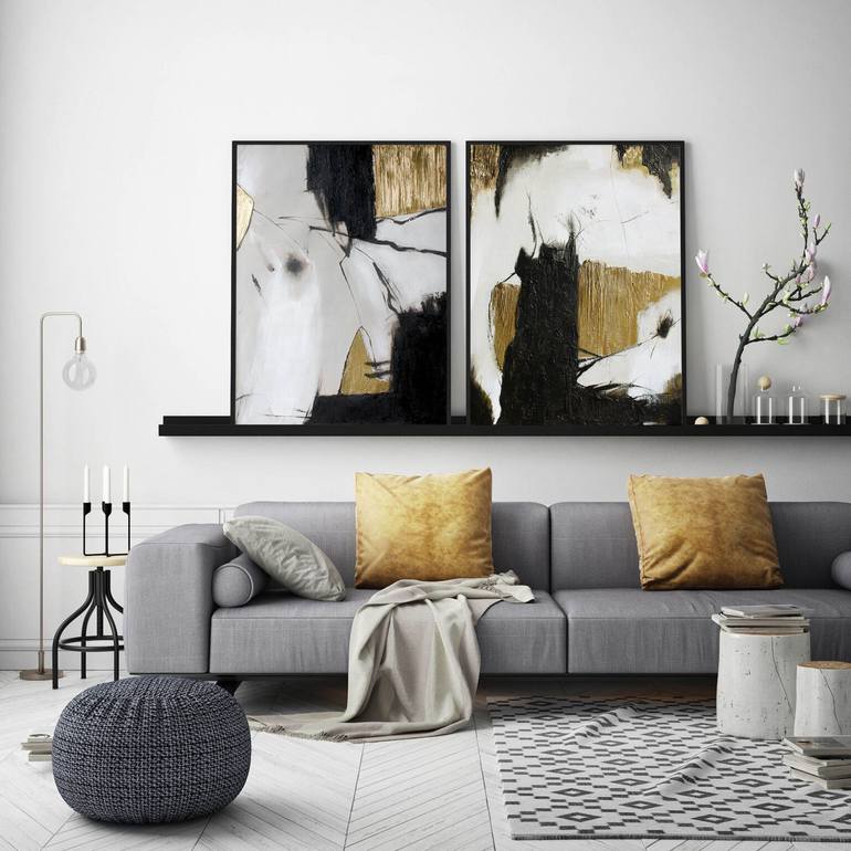 Original Minimalism Abstract Painting by Yana Sagan