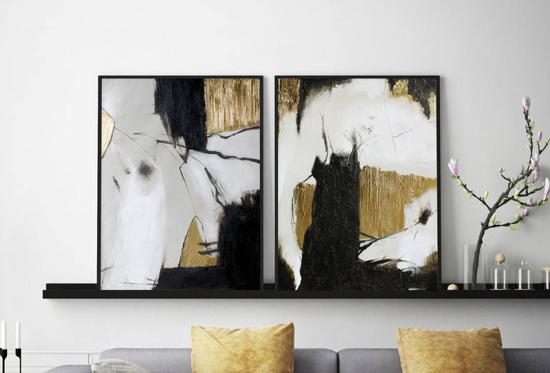 Original Minimalism Abstract Painting by Yana Sagan