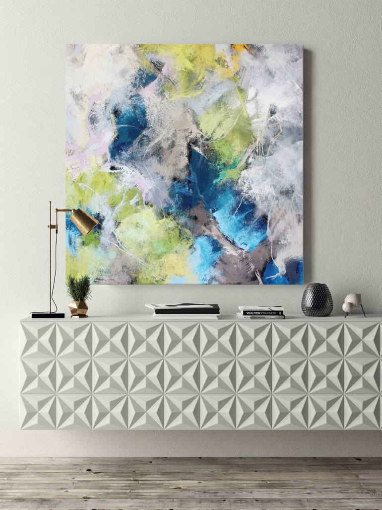Original Minimalism Abstract Painting by Yana Sagan