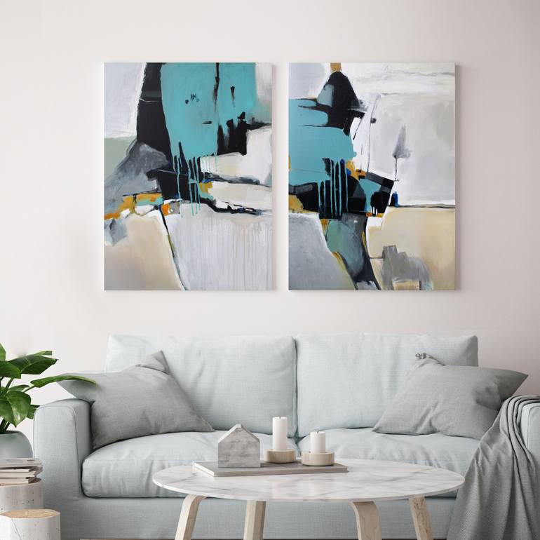 Original Minimalism Abstract Painting by Yana Sagan