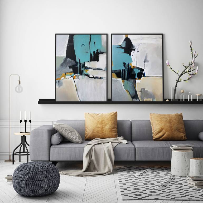Original Minimalism Abstract Painting by Yana Sagan