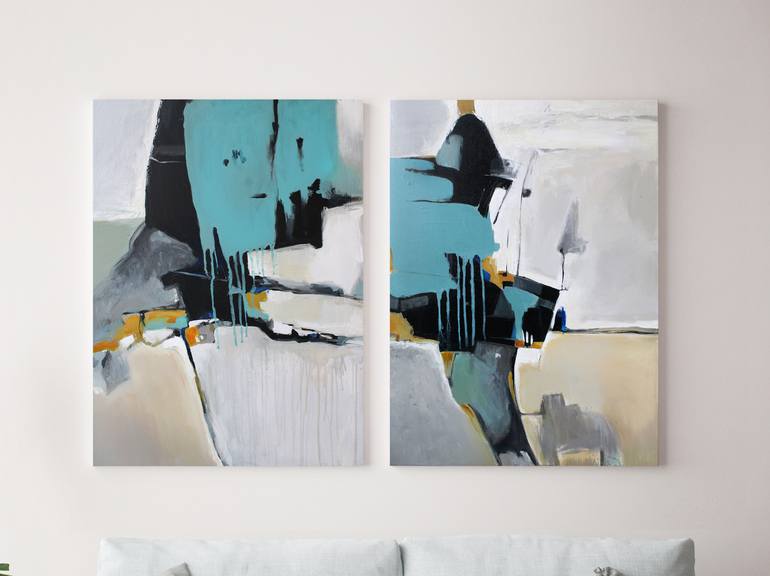 Original Minimalism Abstract Painting by Yana Sagan