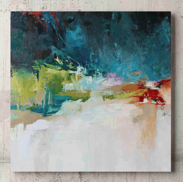 Original Minimalism Abstract Painting by Yana Sagan