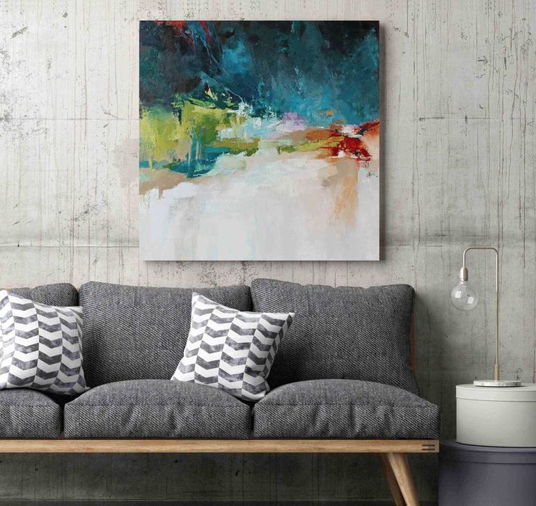 Original Minimalism Abstract Painting by Yana Sagan