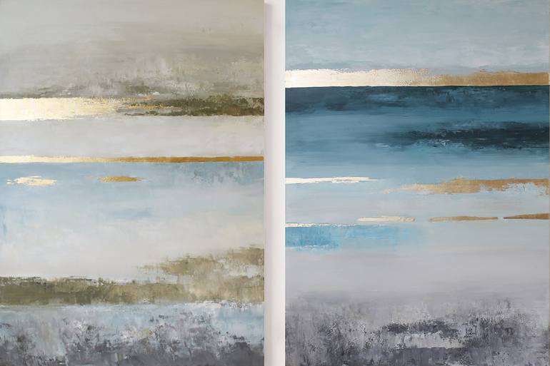 Original Minimalism Abstract Paintings by Yana Chornobrovkinа