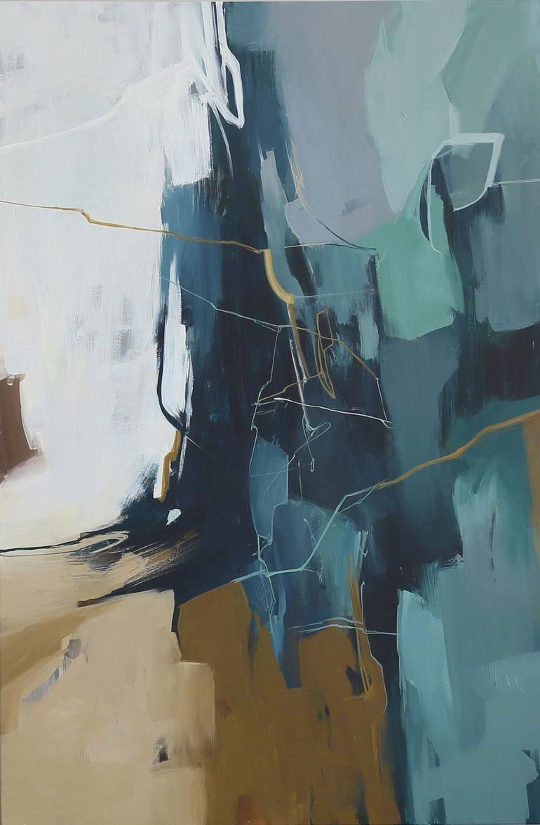 Print of Minimalism Abstract Paintings by Yana Chornobrovkinа