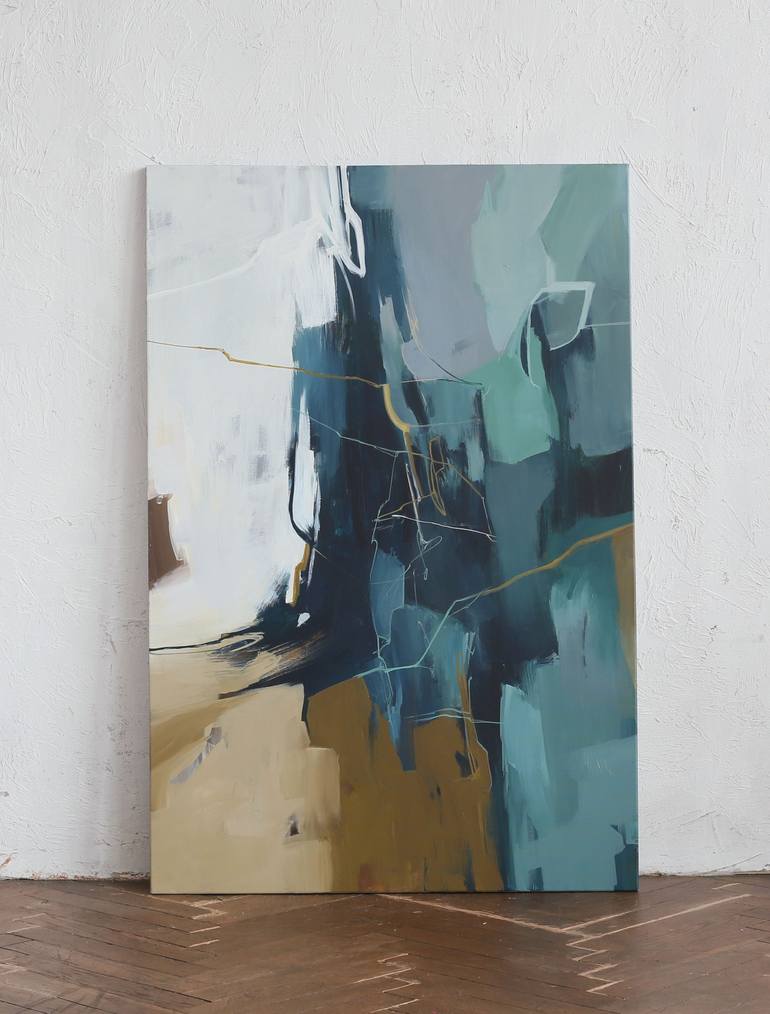 Original Minimalism Abstract Painting by Yana Sagan